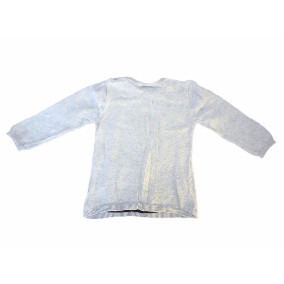 Disney Stitch Gray Knit "Not Today" Long Sleeve Sweater Top sz 18M GenderNeutral - Picture 3 of 4